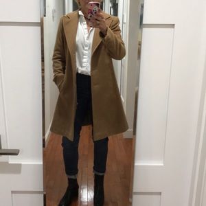 Camel Wool Coat. 3/4 length Like New! Make offer!!